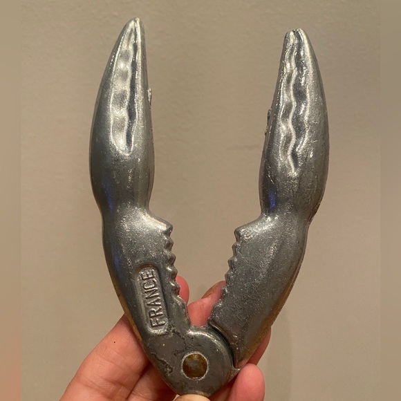 Vintage French Metal Crab Claw Cracker Utensils - Picture 4 of 4